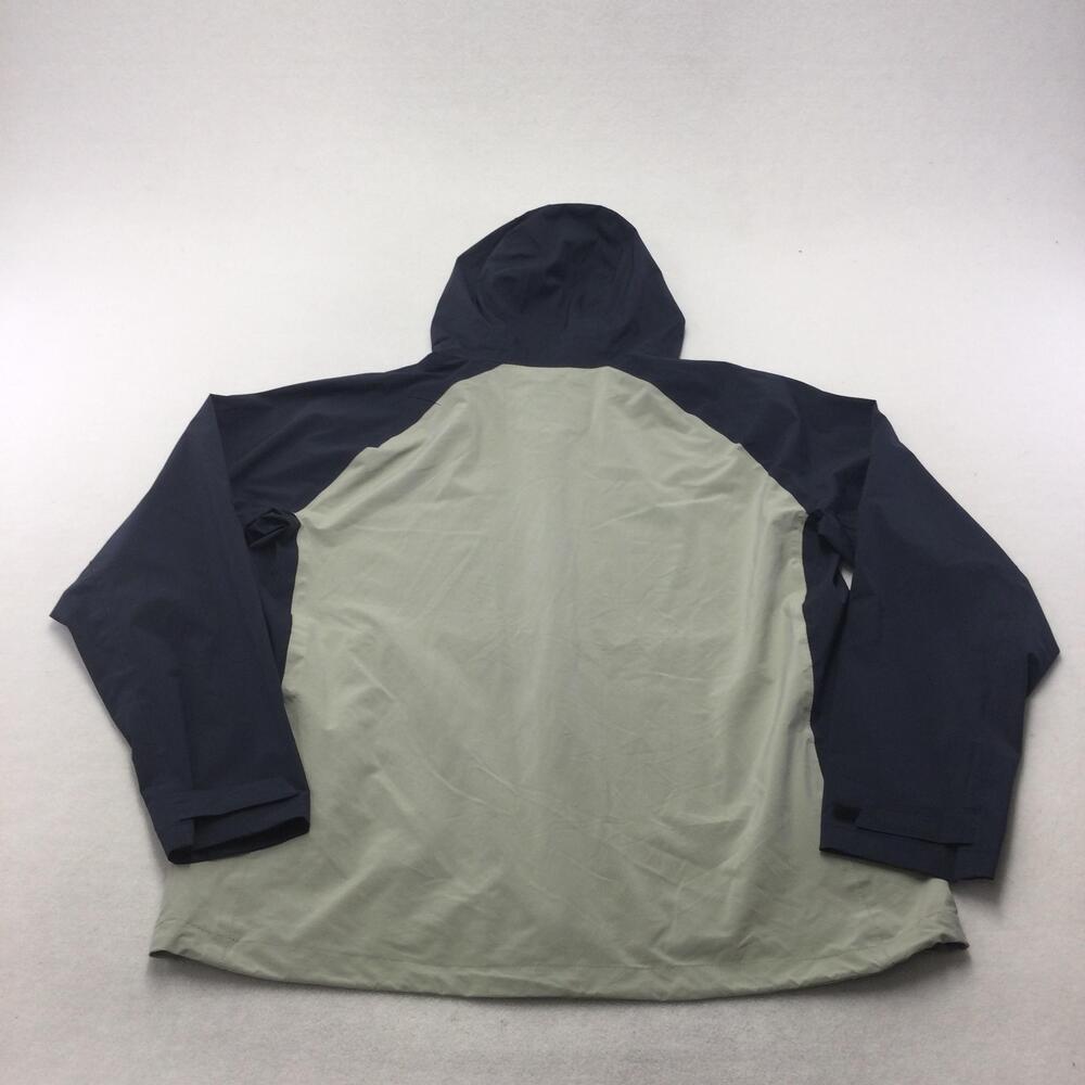Hawke & Co HK Performance Jacket Mens XL Gray Hooded Full Zip Windbreaker